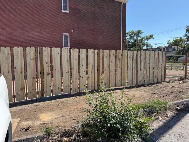 Fence installation