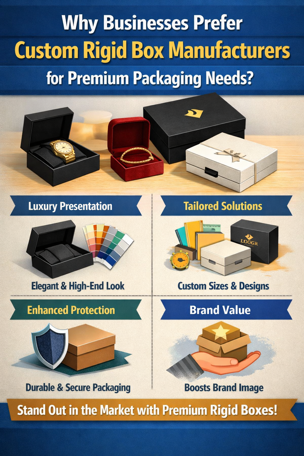 Custom Rigid Box Manufacturers