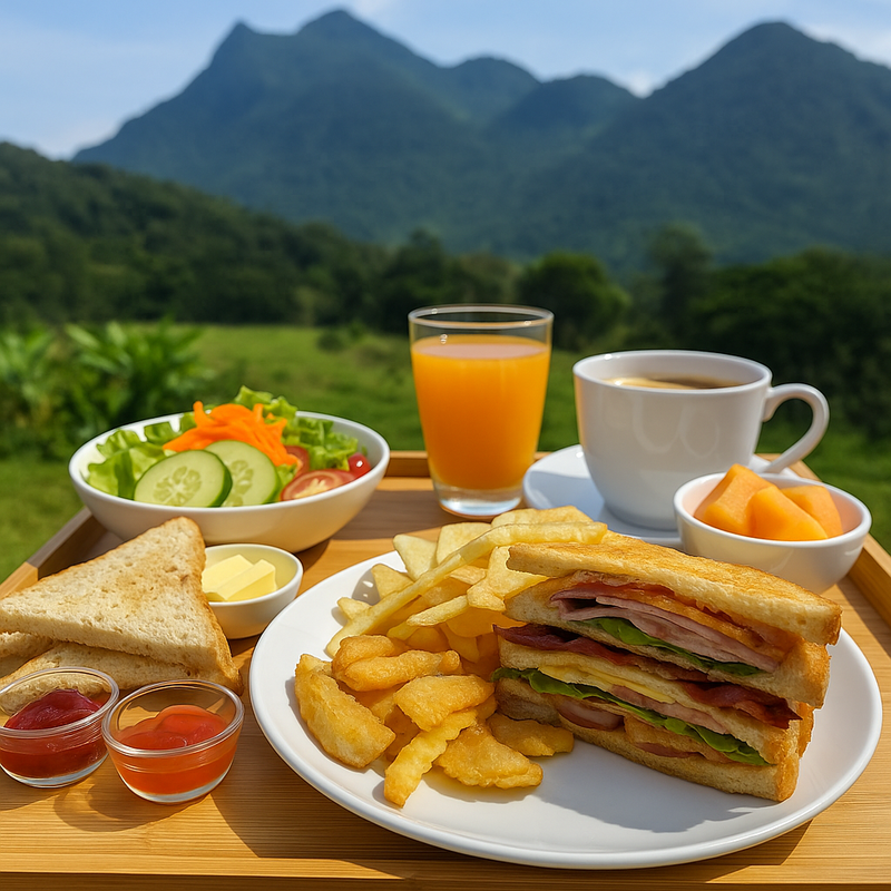 Club Sandwich Set (Included with your stay – Please choose one option per guest)