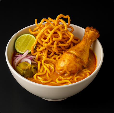 ข้าวซอยไก่ Khao Soi Gai