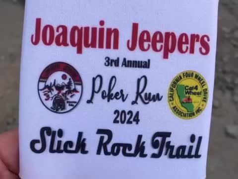 3rd annual Slick Rock Poker Run