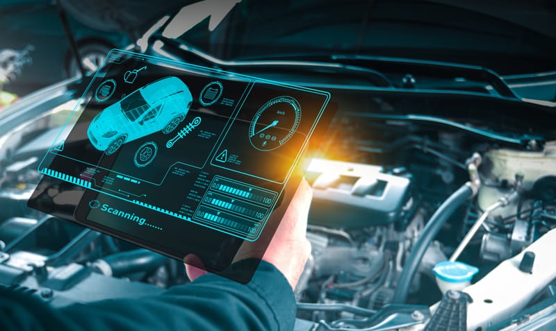 Servicio diagnóstico automotriz.