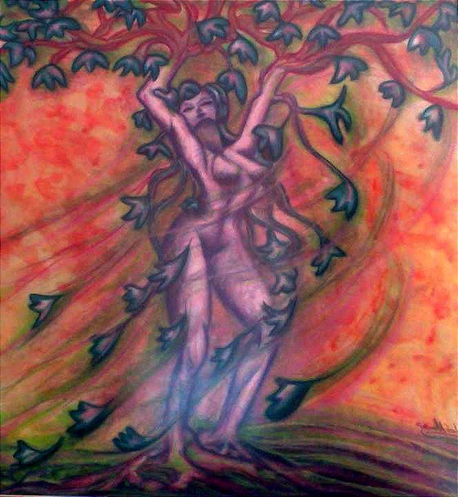 Dulce Sonido (1994) Aris Mun, Lápices de color 45 x 45 cm