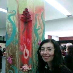 Prototipo del Renacimiento y Sanación (2012) Aris Mun, Mixta sobre cartón, 1.20 x 50 x 30 cm