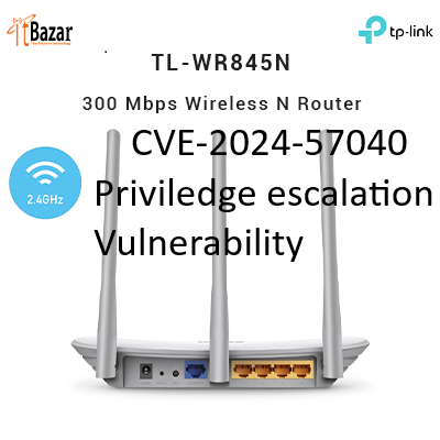 CVE-2024-57040  TP-Link TL-WR845N routers critical vulnerability    CVSS - 9.8  SEVERITY-CRITICAL