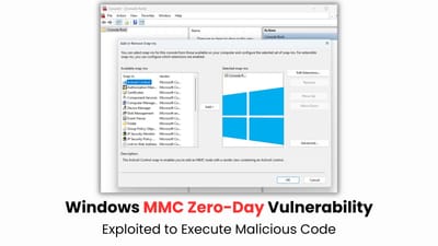 Windows MMC Zero-Day Vulnerability Exploited >>>