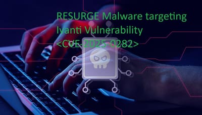 RESURGE Malware targeting Ivanti Vulnerability <CVE-2025-0282>