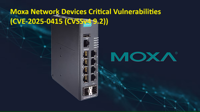 Moxa Network Devices Critical Vulnerabilities (CVE-2025-0415 (CVSSv4 9.2)) >>>