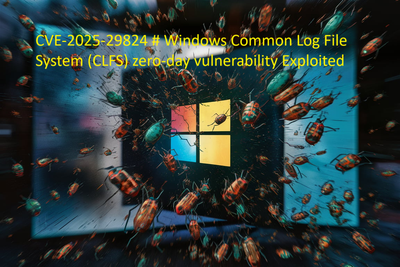 CVE-2025-29824 # Windows Common Log File System (CLFS) zero-day vulnerability Exploited .