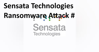 Sensata Technologies  Ransomware Attack #