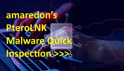 amaredon’s PteroLNK Malware Quick Inspection >>>