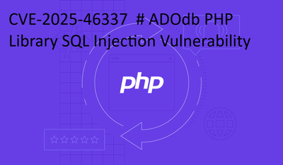 CVE-2025-46337  # ADOdb PHP Library SQL Injection Vulnerability