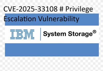 CVE-2025-33108 # Privilege Escalation Vulnerability in  IBM Backup, Recovery, and Media Services