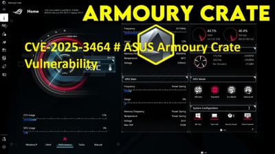 CVE-2025-3464 # ASUS Armoury Crate Vulnerability
