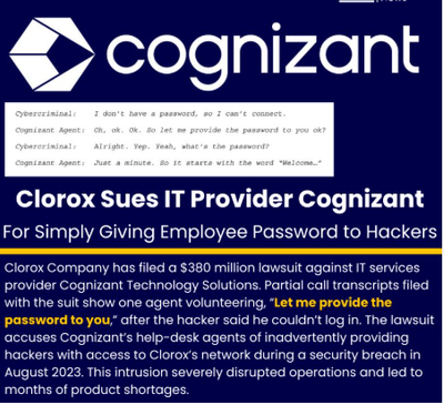Clorox Sues Over Insider Password Hack