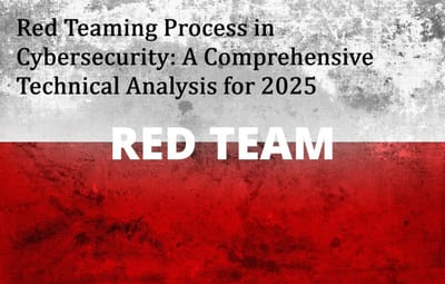 Red Teaming Process in Cybersecurity: A Comprehensive Technical Analysis for 2025