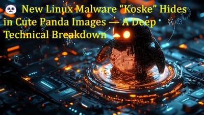 🐼 New Linux Malware “Koske” Hides in Cute Panda Images — A Deep Technical Breakdown