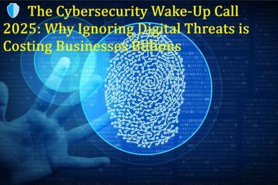 🛡️ The Cybersecurity Wake-Up Call 2025: Why Ignoring Digital Threats is Costing Businesses Billions