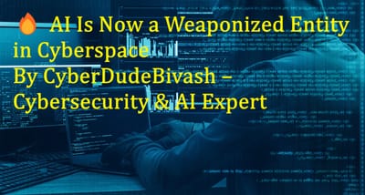 🔥 AI Is Now a Weaponized Entity in CyberspaceBy CyberDudeBivash – Cybersecurity & AI Expert