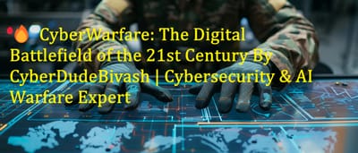 🔥 CyberWarfare: The Digital Battlefield of the 21st Century By CyberDudeBivash | Cybersecurity & AI Warfare Expert