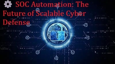⚙️ SOC Automation: The Future of Scalable Cyber DefenseBy CyberDudeBivash | Cybersecurity & AI Expert | Founder – CyberDudeBivash.com