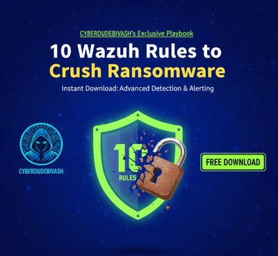 CYBERDUDEBIVASH Wazuh Ransomware Rules — v1.1 (Linux add-on + Active Response pack)