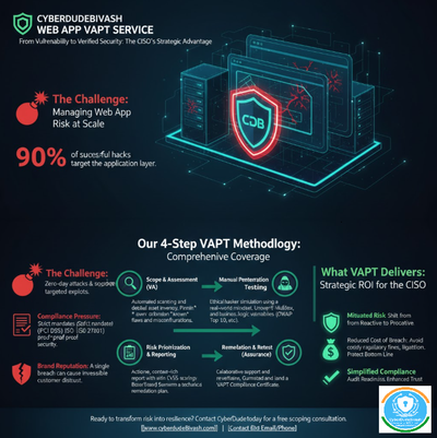 CyberDudeBivash Web App VAPT Service: Overview & CISO Value Proposition