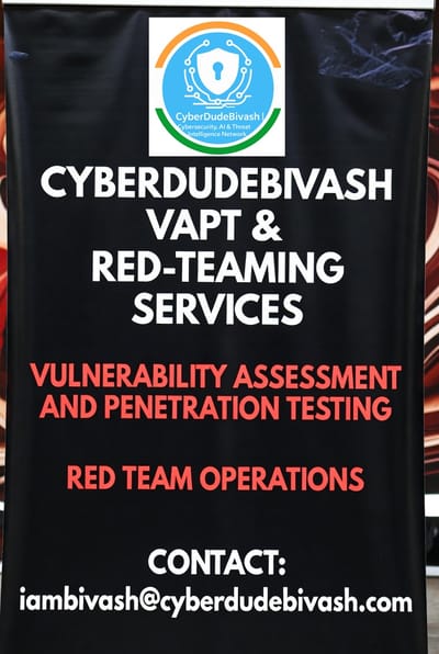 CYBERDUDEBIVASH VAPT & RED-TEAMING SERVICES