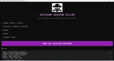 CYBERDUDEBIVASH EVILGINX SESSION COOKIE KILLER v1.0
