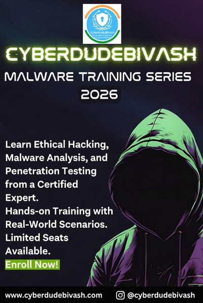 CYBERDUDEBIVASH malware training series 2026