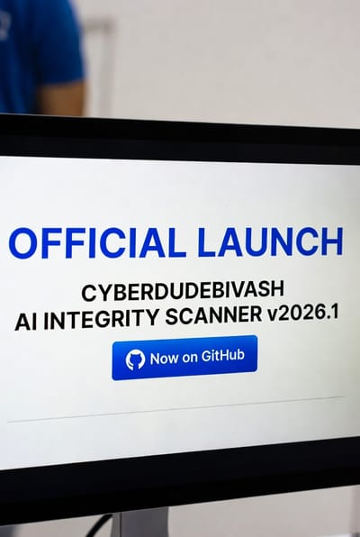 OFFICIAL LAUNCH: CYBERDUDEBIVASH AI INTEGRITY SCANNER v2026.1 — Now on GitHub