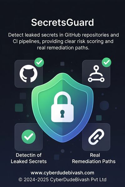 Secrets Are the New Breach Vector: Why I Built SecretsGuard  By CyberDudeBivash Security Engineering