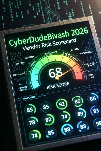 CyberDudeBivash 2026 Vendor Risk Scorecard