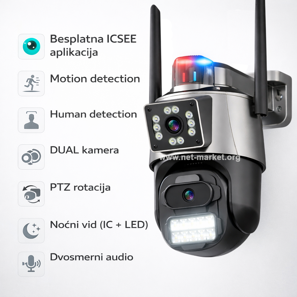 wifi roto kamera motion detection human detection