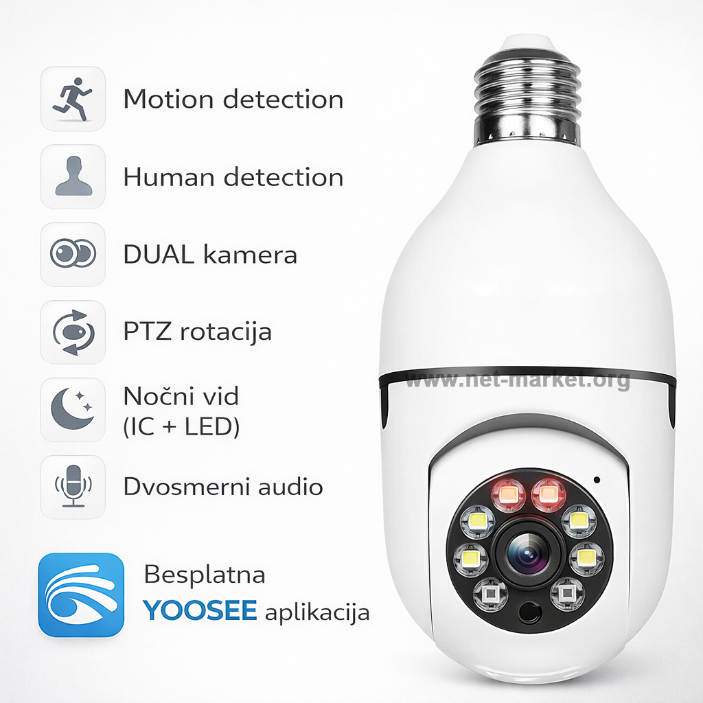 Kamera u sijalica funkcije