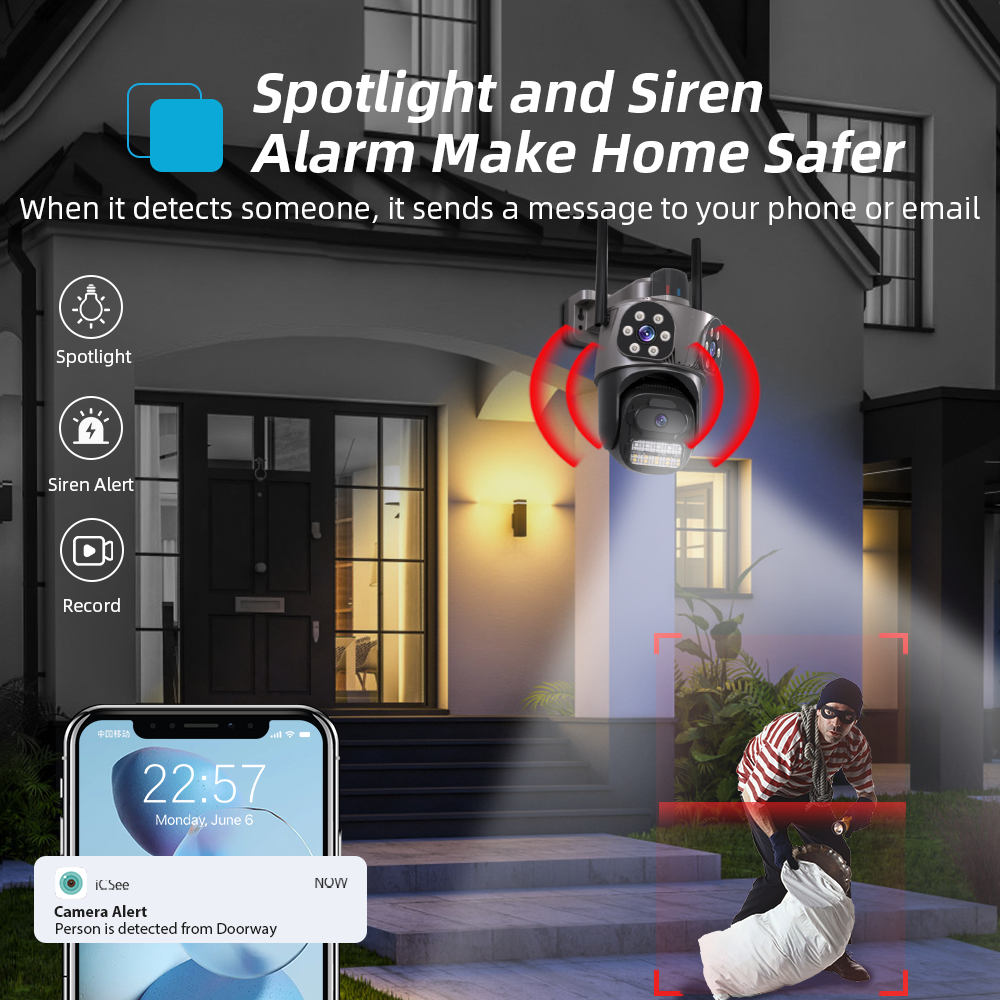 nocna kamera + alarm