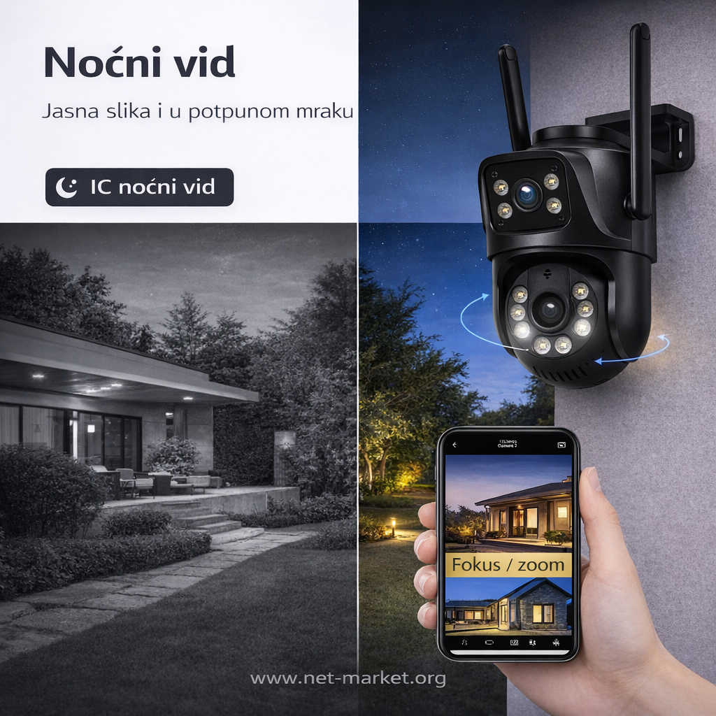 nocni vid infrared + ic p6 kamera