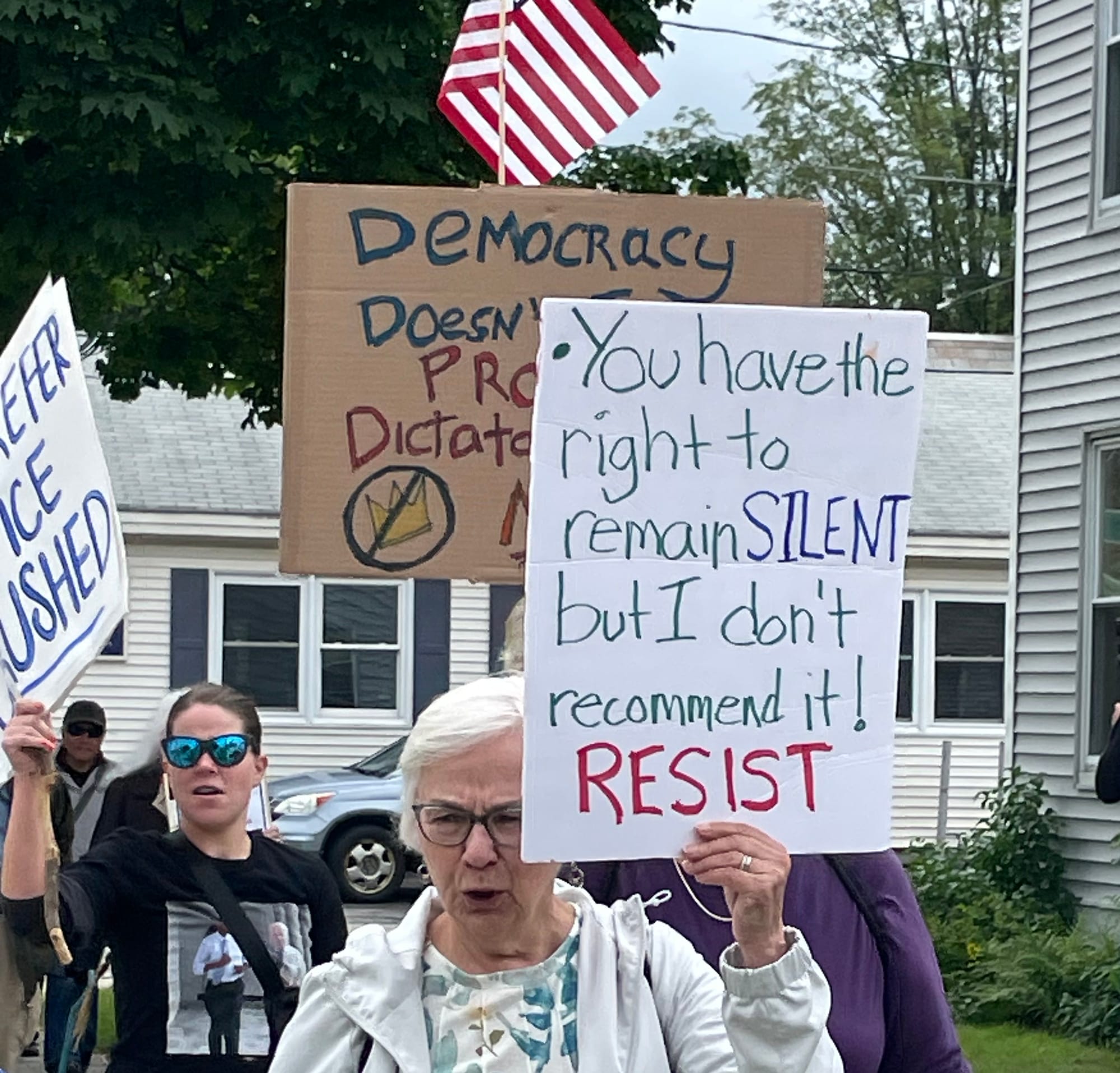 Why we protest: To protect democracy
