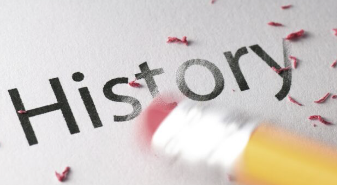 Trump wants to rewrite history