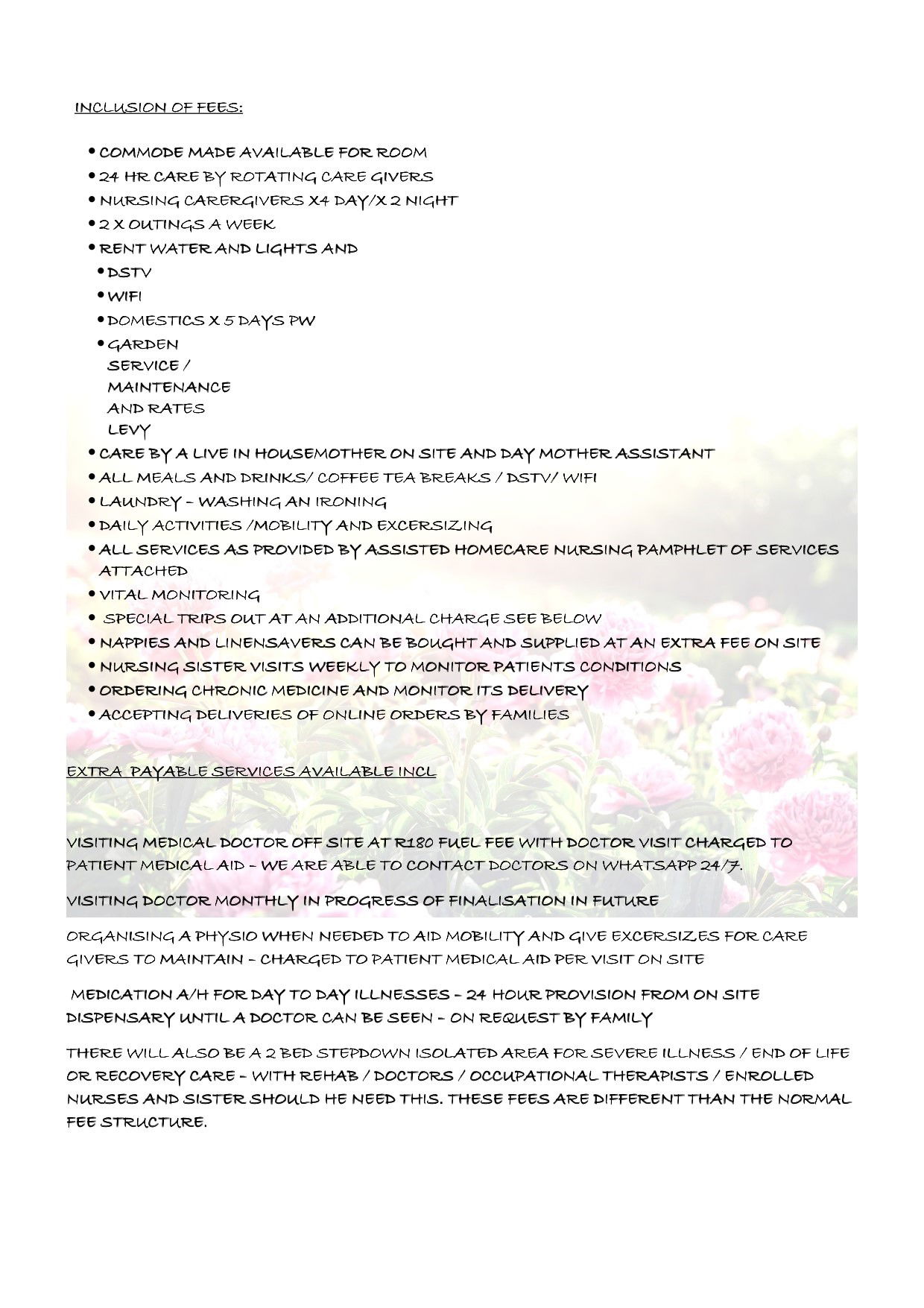 INFO PACK 2025 - ASSISTED LIVING