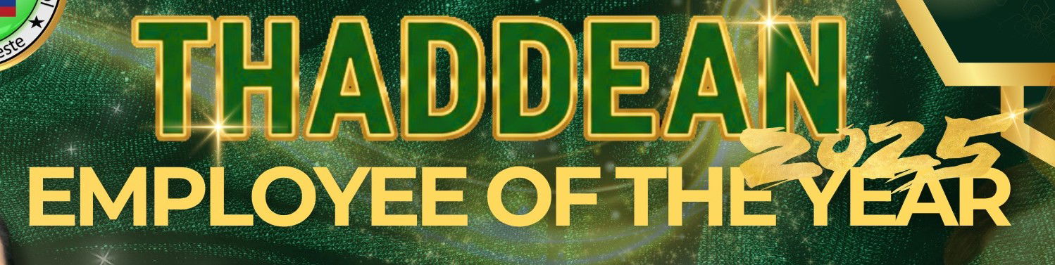 𝐂𝐨𝐧𝐠𝐫𝐚𝐭𝐮𝐥𝐚𝐭𝐢𝐨𝐧𝐬 𝐭𝐨 𝐨𝐮𝐫 𝐓𝐡𝐚𝐝𝐝𝐞𝐚𝐧 𝐄𝐦𝐩𝐥𝐨𝐲𝐞𝐞𝐬 𝐨𝐟 𝐭𝐡𝐞 𝐘𝐞𝐚𝐫 𝟐𝟎𝟐𝟓!