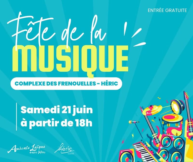 21/06/2025. 20h15.   Fête de la musique. HERIC (44)