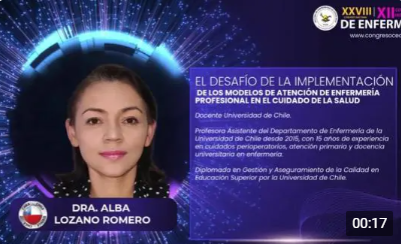 Ponencia en el Congreso Internacional del Colegio de Enfermeras de Costa Rica