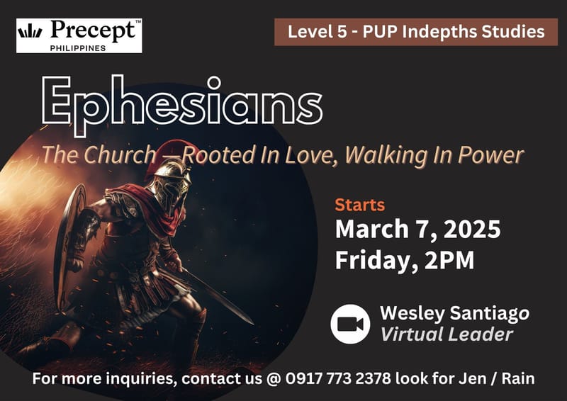 PUP Ephesians - The Church-Rooted in Love, Walking in Power (10 Lessons)