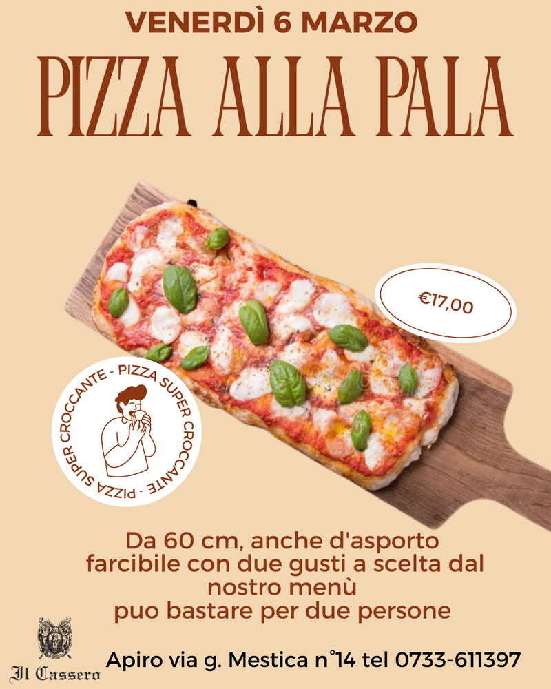 PIZZA ALLA PALA