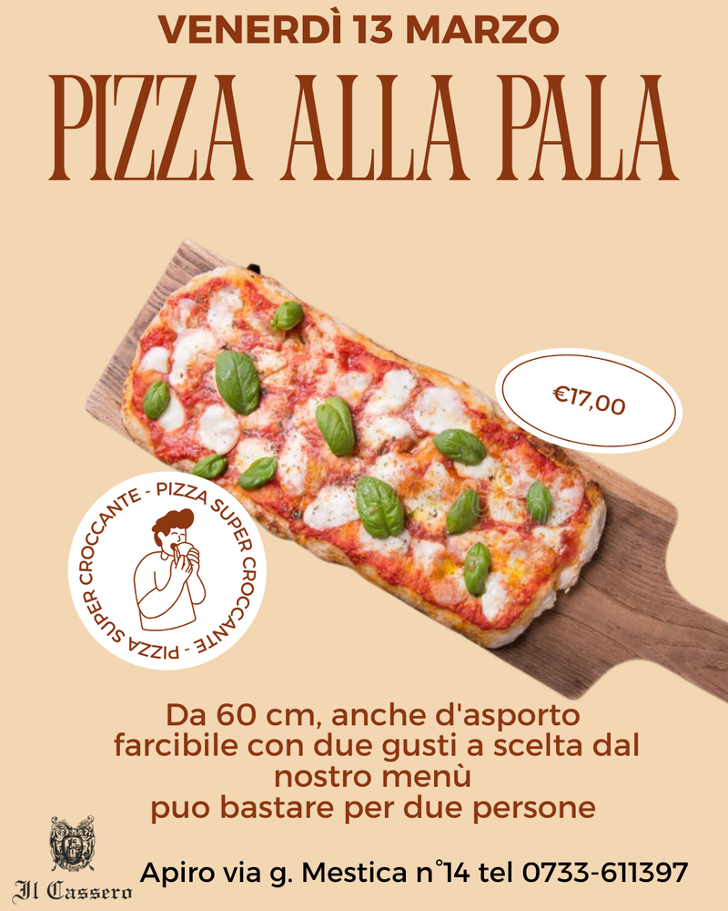 PIZZA ALLA PALA