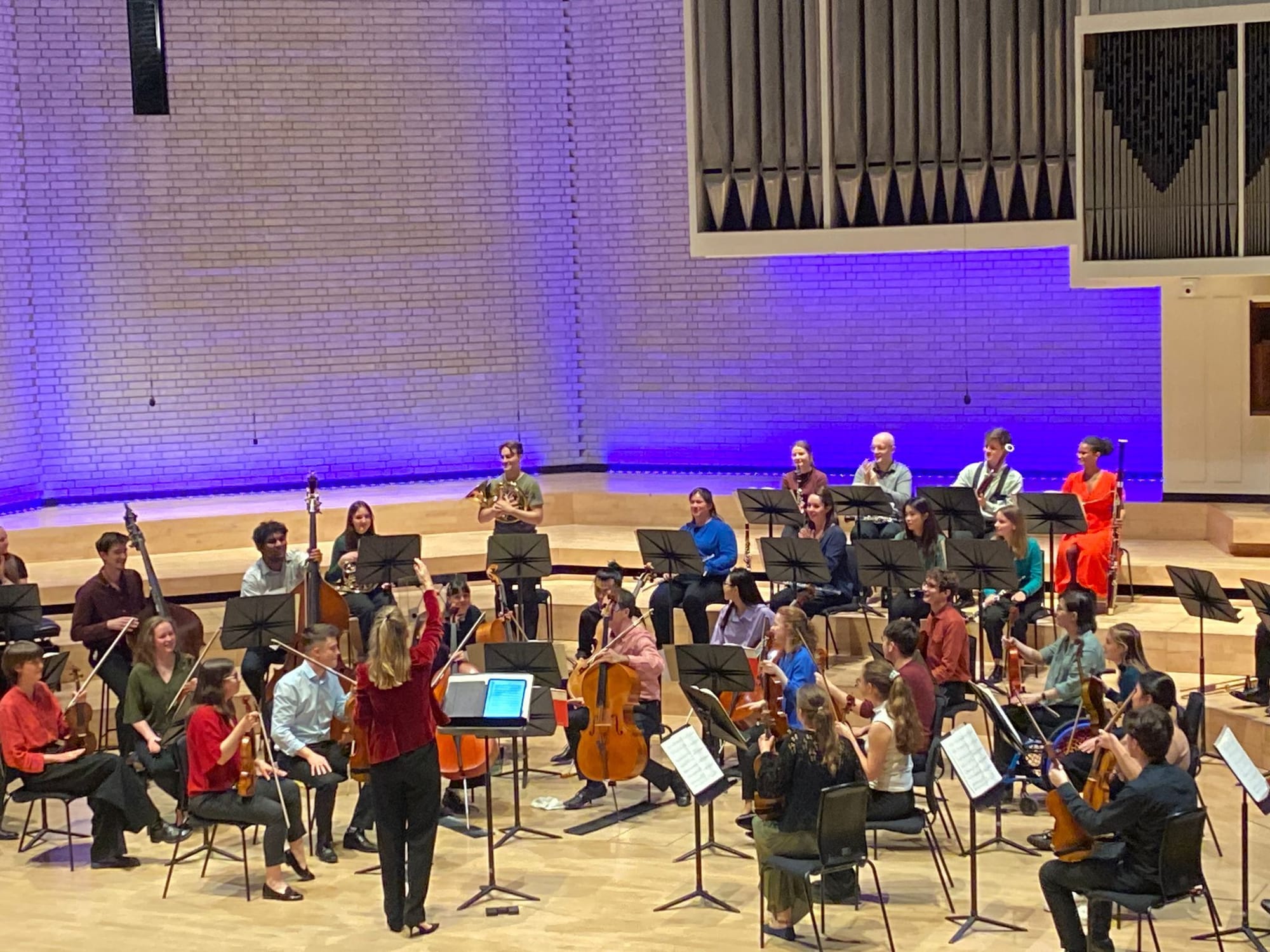 Performing side by side with The Northern Sinfonia