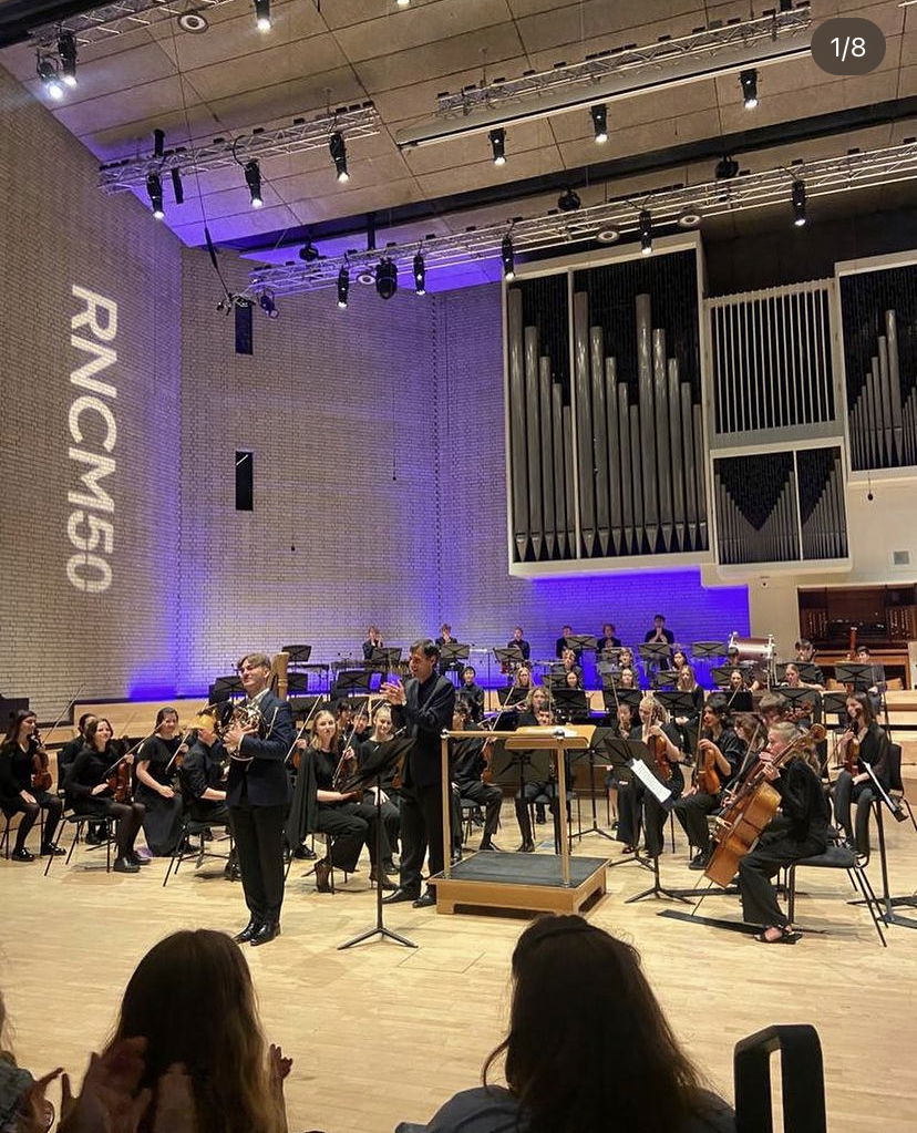 Soloist at the Junior RNCM Symphony Orchestra concert