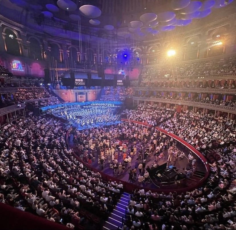 Performing at BBC Proms in 2023