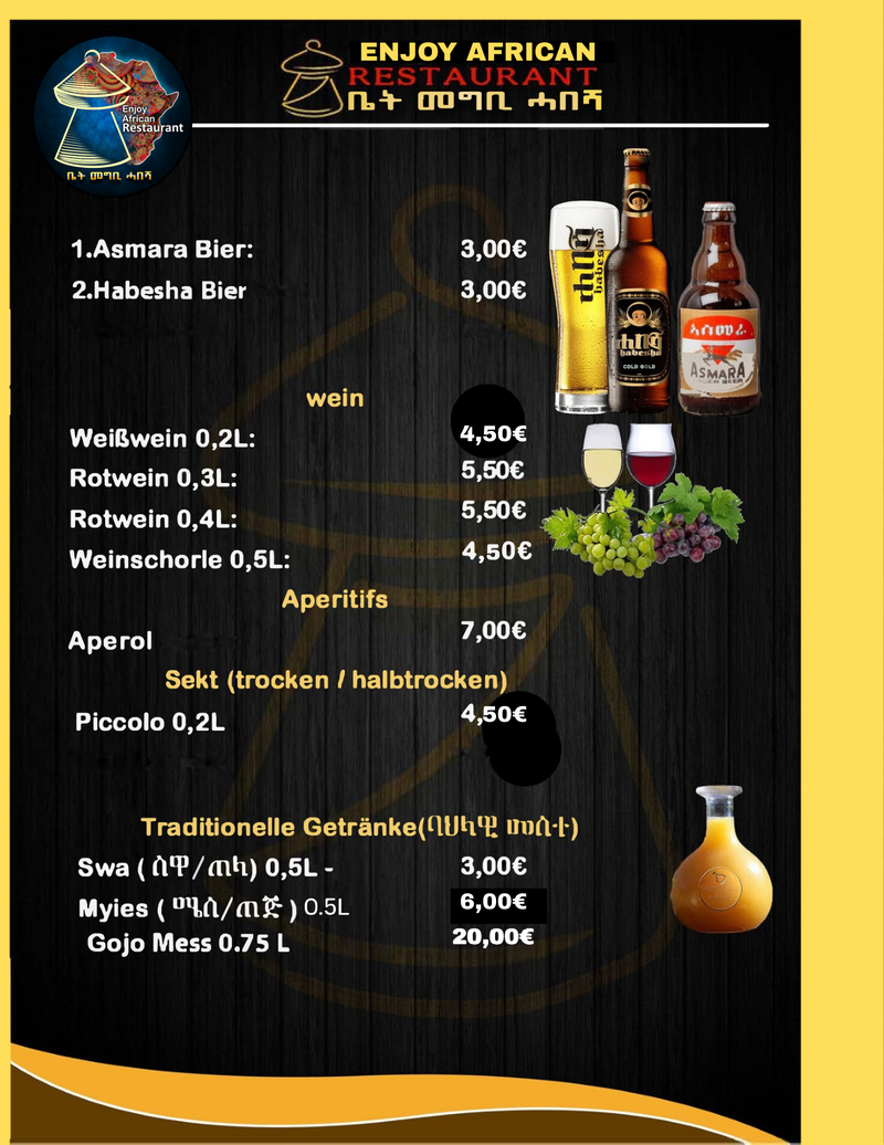 Wein und traditionelle Getränke